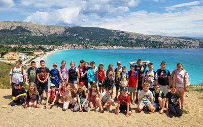 Poletna šola v naravi – Baška, 2. dan